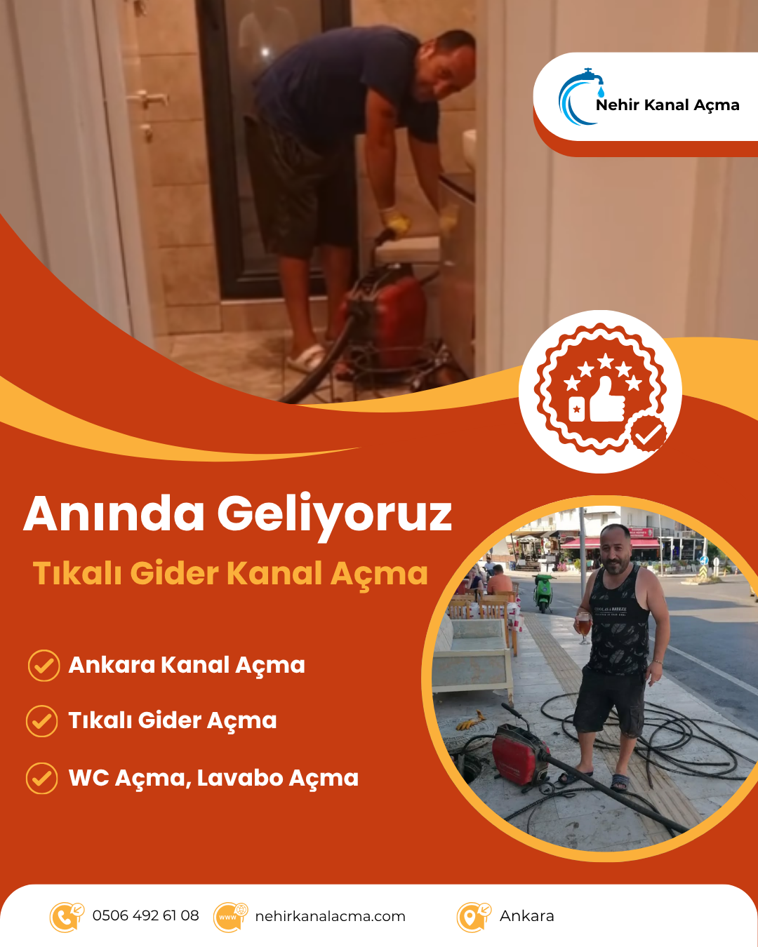 Ankara kanal açma hizmeti görseli